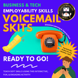 Professional Voicemail Skits-Fun Employability Skills Lesson!