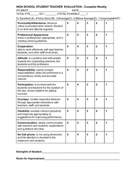 Preview of Professionalism and Lesson Plan Evaluation