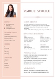 Professionally designed high school resume template, and c