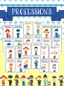 Preview of Professions / Jobs / Occupations Card