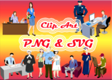 Professions and Careers, Community Helpers Clip Art for cl