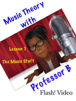 Preview of Professor B's Flash! Video Series:  Lesson 1 - The Music Staff