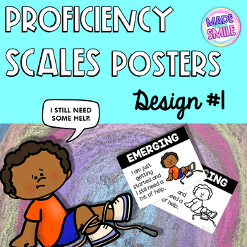 Preview of Proficiency Scales Posters Design #1