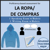 Proficiency Based Assessment for La Ropa De Compras Unit
