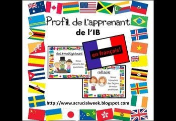 Preview of Profil de l’apprenant de l’IB - IB Learner Profile Posters in French