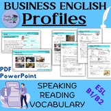 Profiles Business English no-prep lesson plan speaking voc