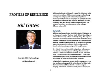 Preview of Profiles of Resilience: Bill Gates