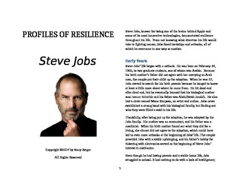 Preview of Profiles of Resilience: Steve Jobs