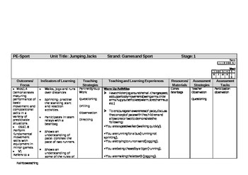 Preview of Program 'Jumping Jacks' games and sport physical education