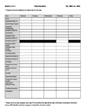 Program Sheet Tracker