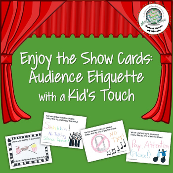 Preview of Program Stuffers Audience Etiquette Activity for Kids to Create