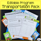 Editable Program Transportation Pack - Permission Forms an