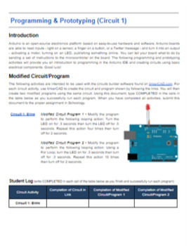 Preview of Programming/Prototyping w/ Arduino/tinkerCAD - online/virtual (CS/Robotics)