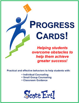 Preview of Progress Cards Book gives specific behaviors to practice for 70 different goals