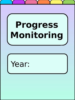 Preview of Progress Monitor Tracker - Compatible with GoodNotes and Google Slides