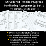 Progress Monitoring Assessments:Phonics Rules #1:cvc, digr