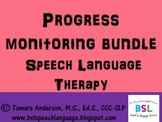 Progress Monitoring Bundle: Speech Language Therapy