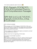 Progress Monitoring: CVC/Digraph/CVCC & CCVC/CVCe & R-Control Fluency & Comp.