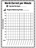 Progress Monitoring Charts Bundle (Reading Fluency)