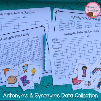 Progress Monitoring Iep Goals Antonyms And Synonyms By Speech Dreams