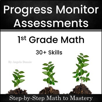 Preview of Progress Monitoring IEP Goals - Baseline Math Assessments - 1st Grade Special Ed