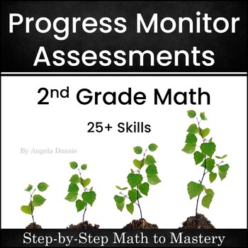 Preview of Progress Monitoring IEP Goals - Baseline Math Assessments - 2nd Grade Special Ed
