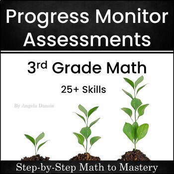 Preview of Progress Monitoring IEP Goals - Baseline Math Assessments - 3rd Grade Special Ed
