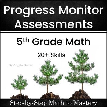 Preview of Progress Monitoring IEP Goals - Baseline Math Assessments - 5th Grade Special Ed