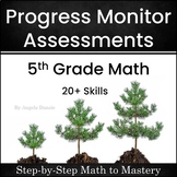 Progress Monitoring IEP Goals - Baseline Math Assessments 