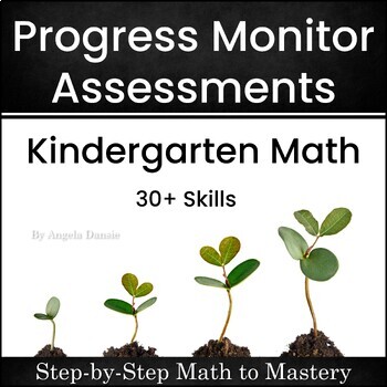 Preview of Progress Monitoring IEP Goals - Baseline Math Assessments for Kindergarten SpEd