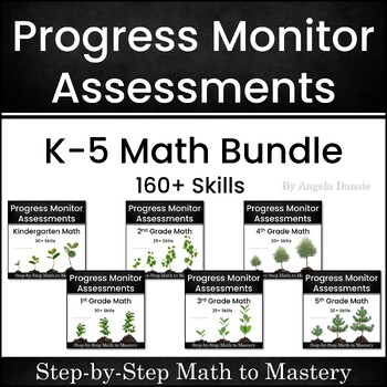 Preview of Progress Monitoring IEP Goals - Baseline Math Assessments for Special Ed K-5