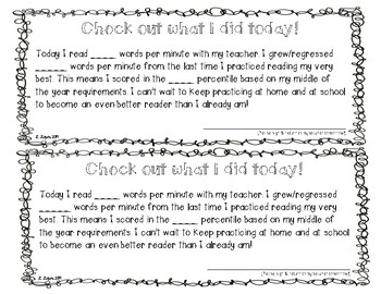 Progress Monitoring Letter for Parents by SupaLupaWife | TpT
