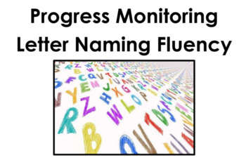 Preview of Progress Monitoring for Acadience Reading (DIBELS) Letter Naming Kindergarten