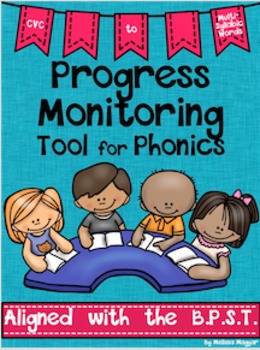 Preview of Progress Monitoring Tool for Phonics - Decoding Assessments & Family Activities