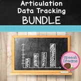 Progress Monitoring for Articulation Speech Therapy BUNDLE