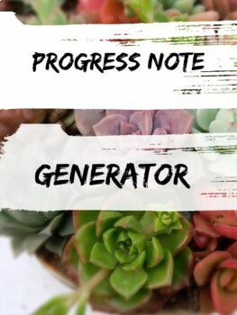 Preview of Progress Note Generator