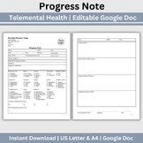 Progress Notes for Telemental Health Therapists, Google Do