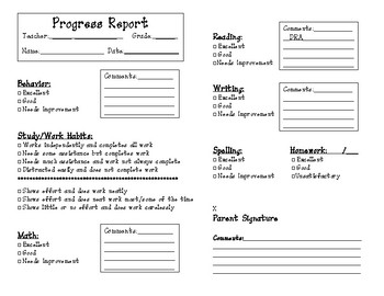 Preview of Progress Report
