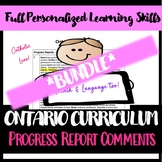 Progress Report Comments BUNDLE (Ontario In Person and Vir