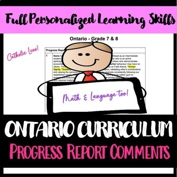 Preview of Progress Report Comments (Intermediate Ontario In Person and Virtual)