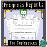 Progress Report Templates for PT Conferences- Editable!