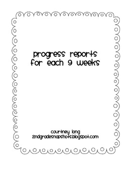 Preview of Progress Reports
