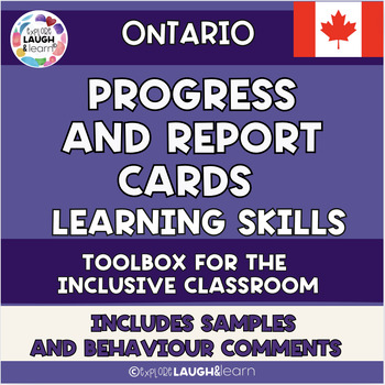 Preview of Progress Reports And Report Card Toolbox | Learning Skills Ontario
