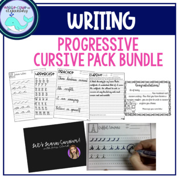 Preview of Progressive Cursive Pack BUNDLE