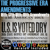 Progressive Era Amendments Primary Source Analysis + Googl
