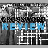 Progressive Era Crossword Puzzle Review -  22 Terms + Key