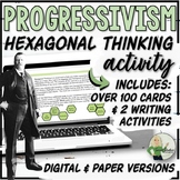 Progressive Era Digital and Printer-Friendly Hexagonal Thi