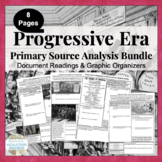 Progressive Era Primary Source Analysis Activity Bundle