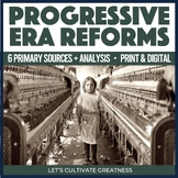 Progressive Era Primary Sources Activity Analysis Workshee
