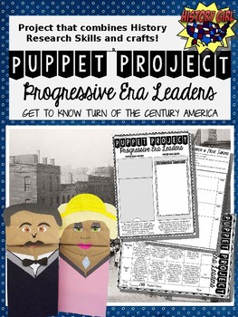 Preview of Progressive Era Puppet Project